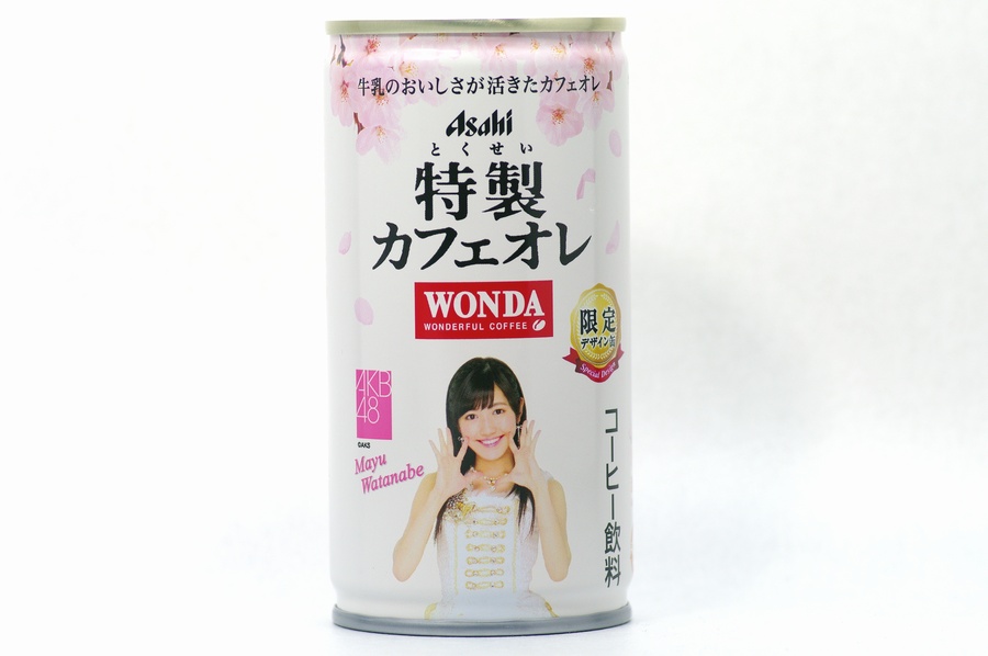 WONDA 特製カフェオレ AKB48デザイン缶 渡辺麻友2