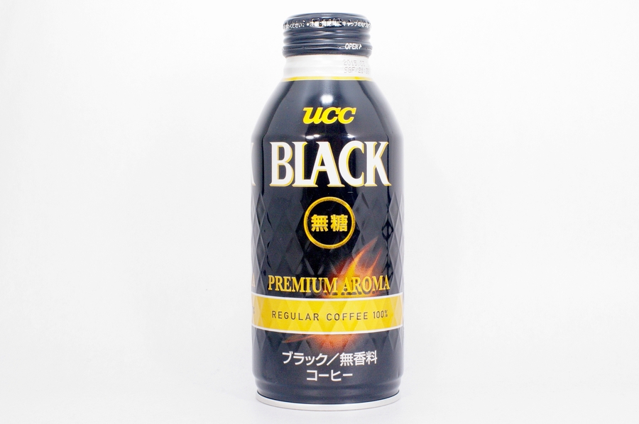 UCC BLACK無糖 PREMIUM AROMA リキャップ缶375g