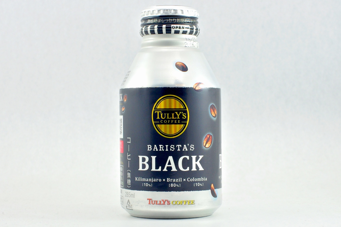 TULLY'S COFFEE BARISTA'S COFFEE BLACK 285mlボトル缶 2015年2月