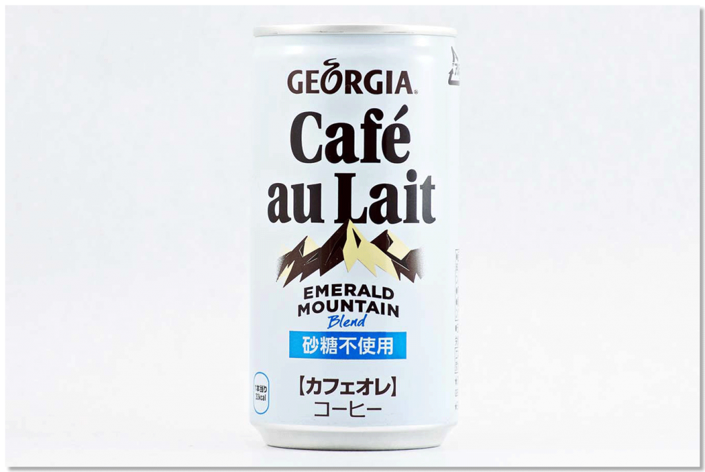 GEORGIA エメラルドマウンテンブレンドカフェオレ 砂糖不使用 アルミ缶 2015年6月