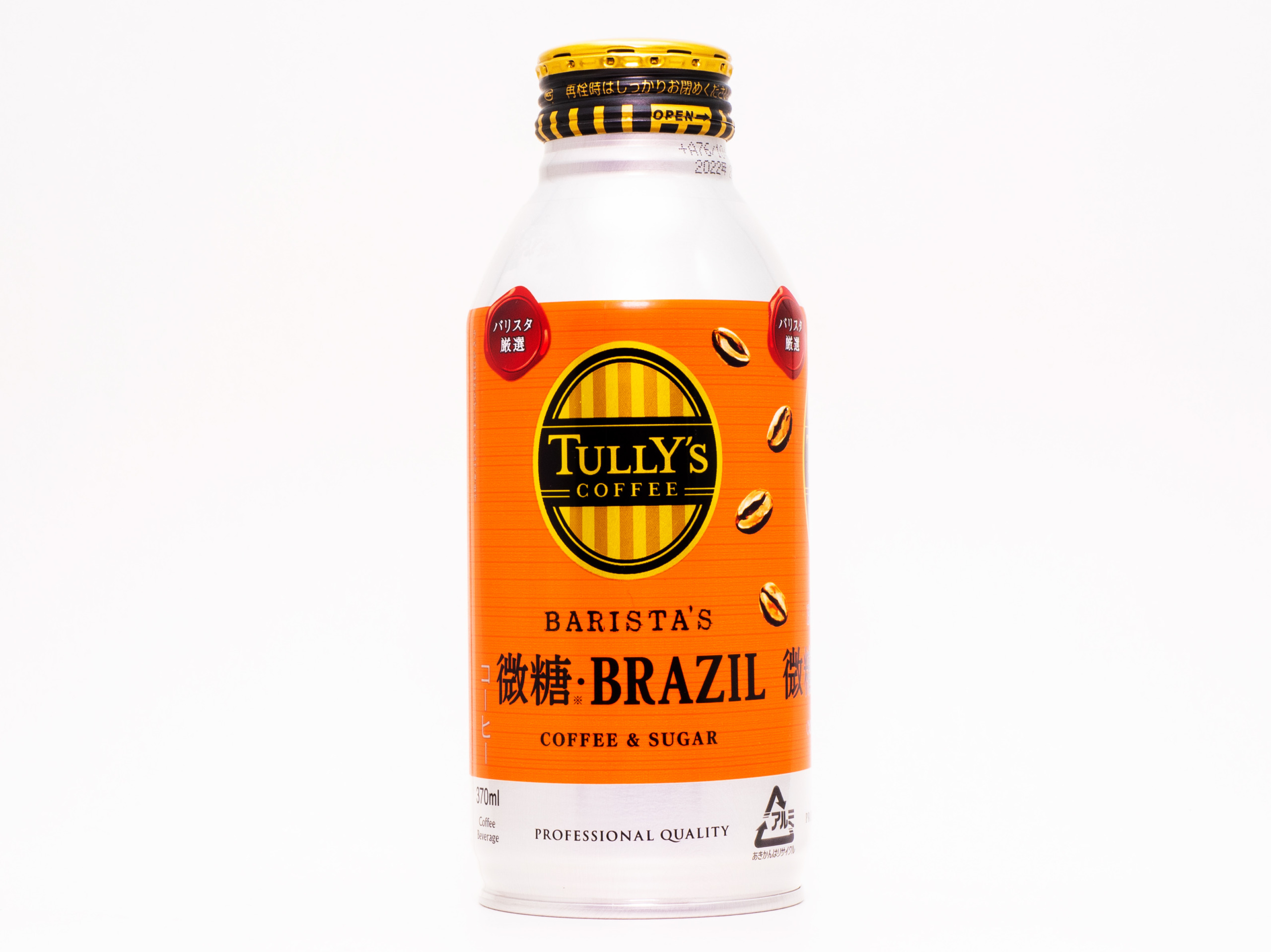 伊藤園 TULLY'S COFFEE BARISTA'S 微糖・BRAZIL ボトル缶370ml