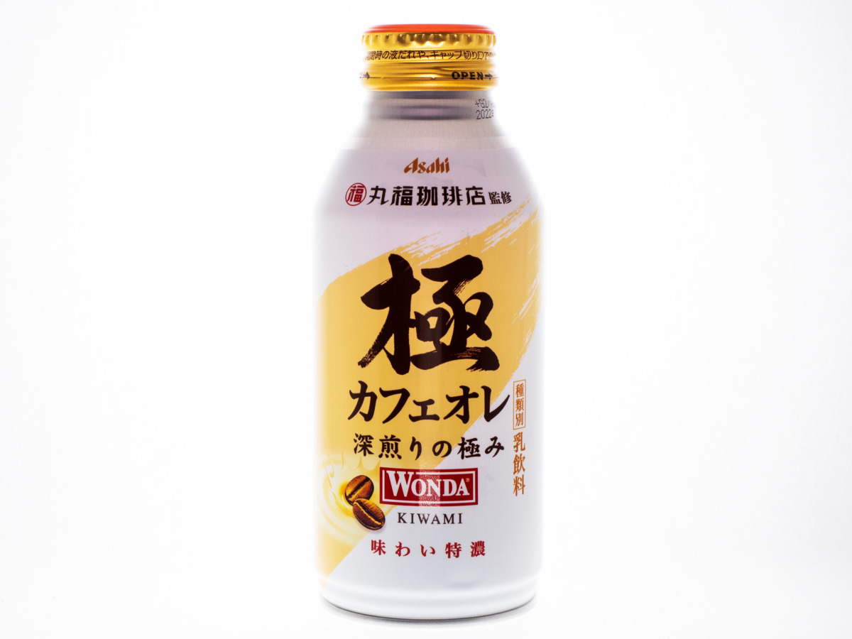 アサヒ飲料 WONDA 極 カフェオレ ボトル缶370g