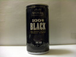 WANDA100年ブラック（無糖）