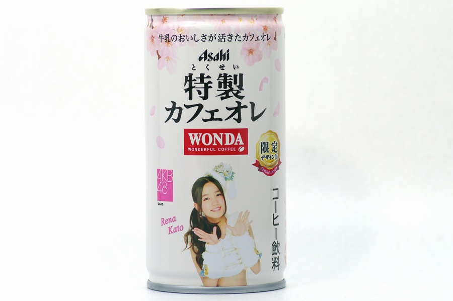 WONDA 特製カフェオレ AKB48デザイン缶 加藤玲奈2