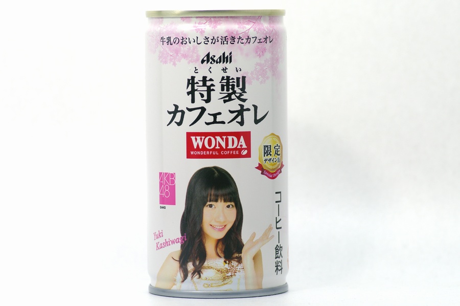 WONDA 特製カフェオレ AKB48デザイン缶 柏木由紀2