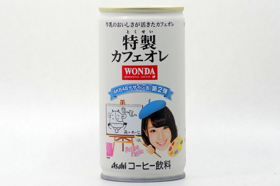 WONDA 特製カフェオレ ＡＫＢ４８デザイン缶第2弾 藤江れいな 青