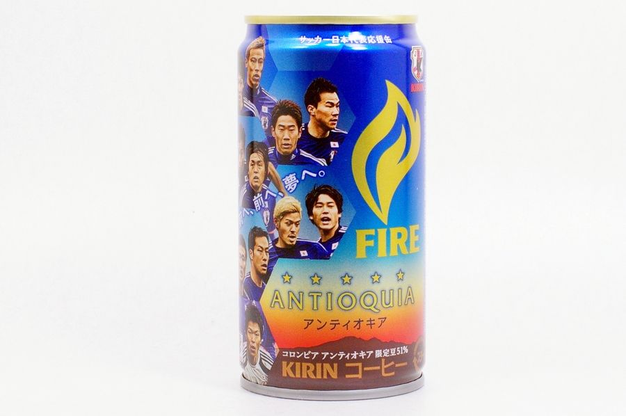 FIRE アンティオキア サッカー日本代表応援缶