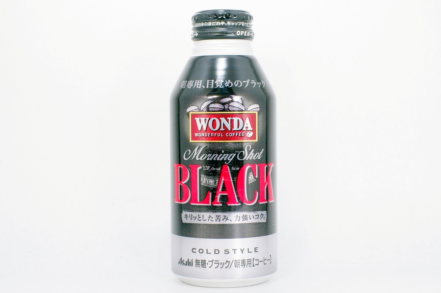 WONDA モーニングショットブラック ボトル缶400g