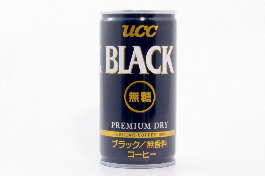UCC BLACK無糖 スチール缶 2014年7月
