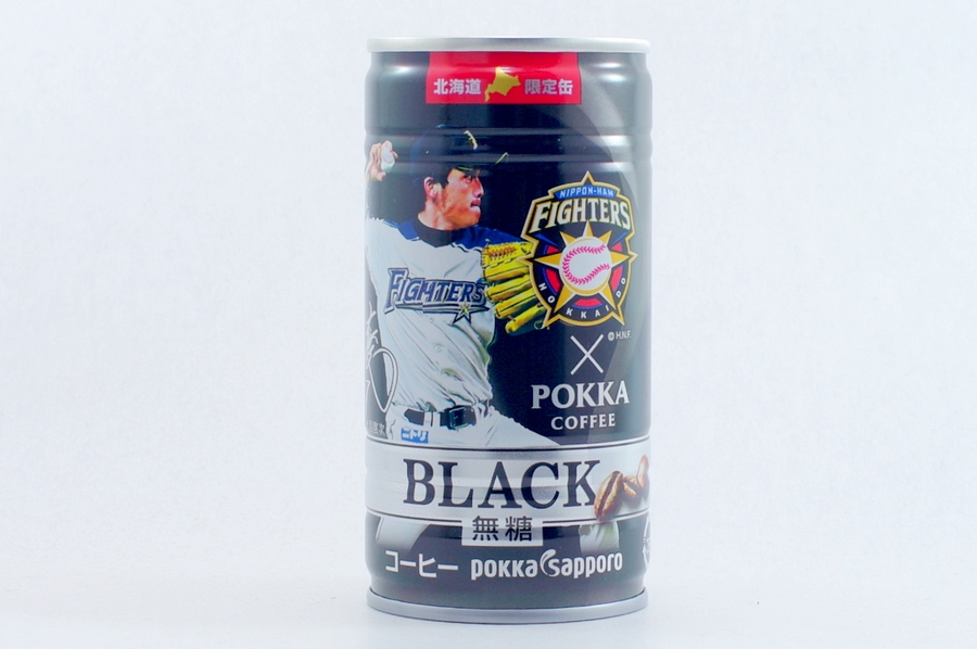 ポッカコーヒー ブラック無糖ファイターズ缶 大引選手 2014年9月