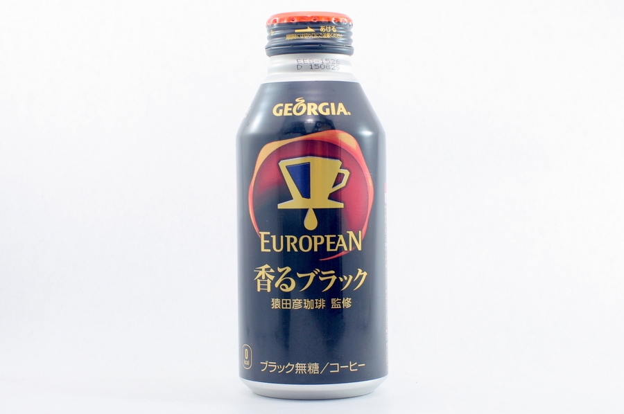 GEORGIA ヨーロピアン 香るブラック 400ml ホット・コールド兼用ボトル缶 2014年9月