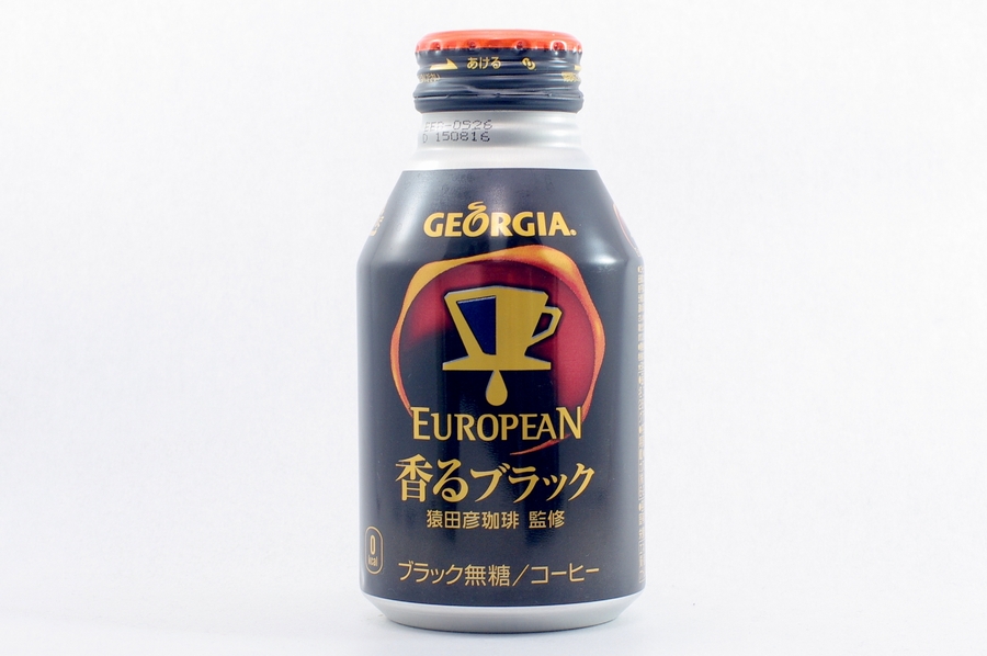 GEORGIA ヨーロピアン 香るブラック 290ml ホット・コールド兼用ボトル缶 2014年10月