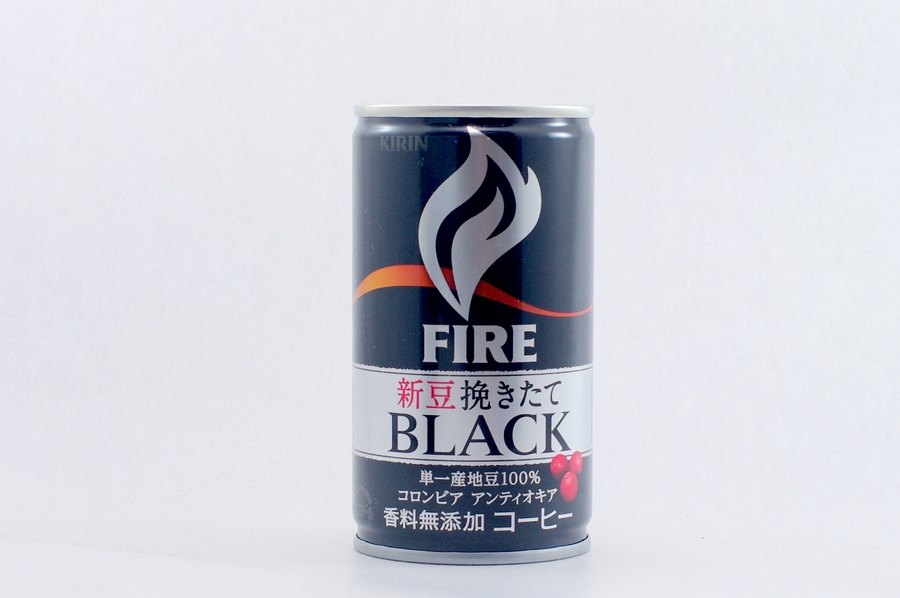 FIRE 新豆挽きたてブラック 170g缶 2014年10月