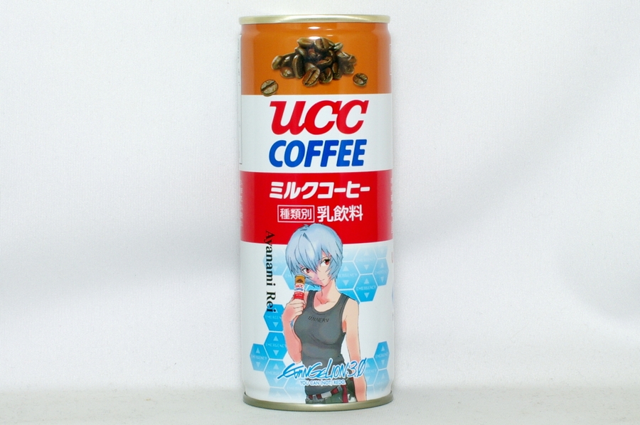 ミルクコーヒー エヴァンゲリヲン缶 綾波レイ