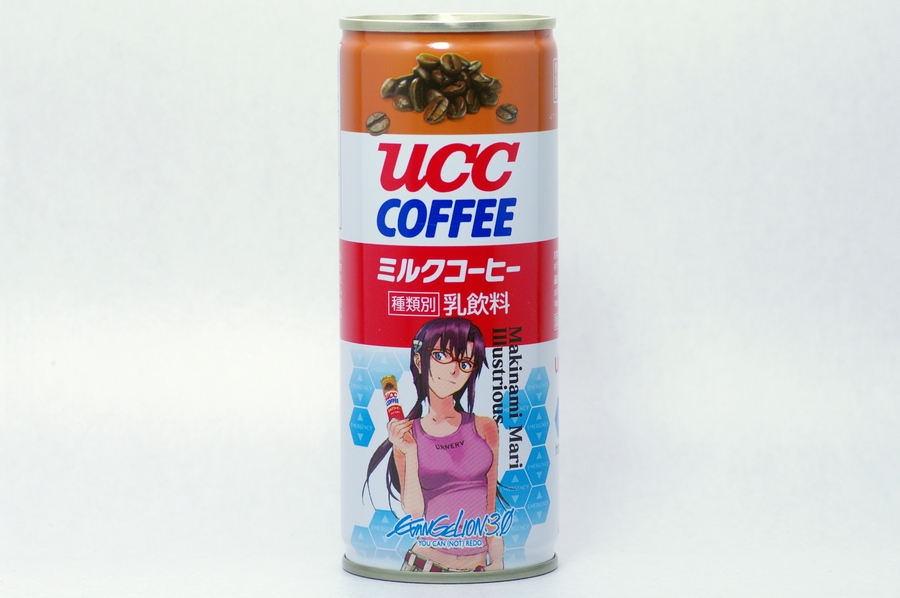 ミルクコーヒー エヴァンゲリヲン缶 真希波・マリ・イラストリアス