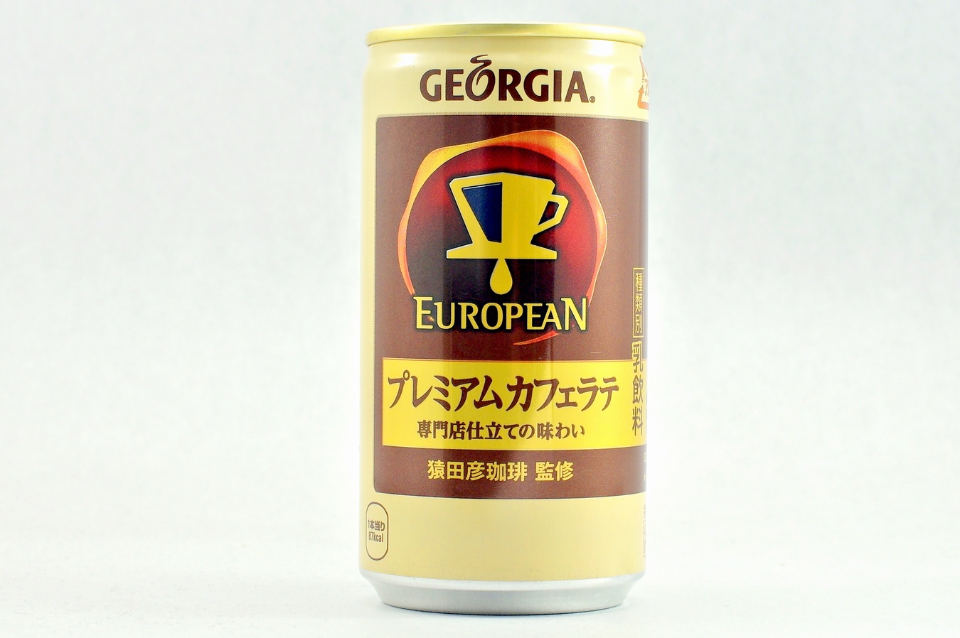 GEORGIA ヨーロピアン プレミアムカフェラテ コカ・コーライーストジャパンプロダクツ茨城工場製 2015年4月