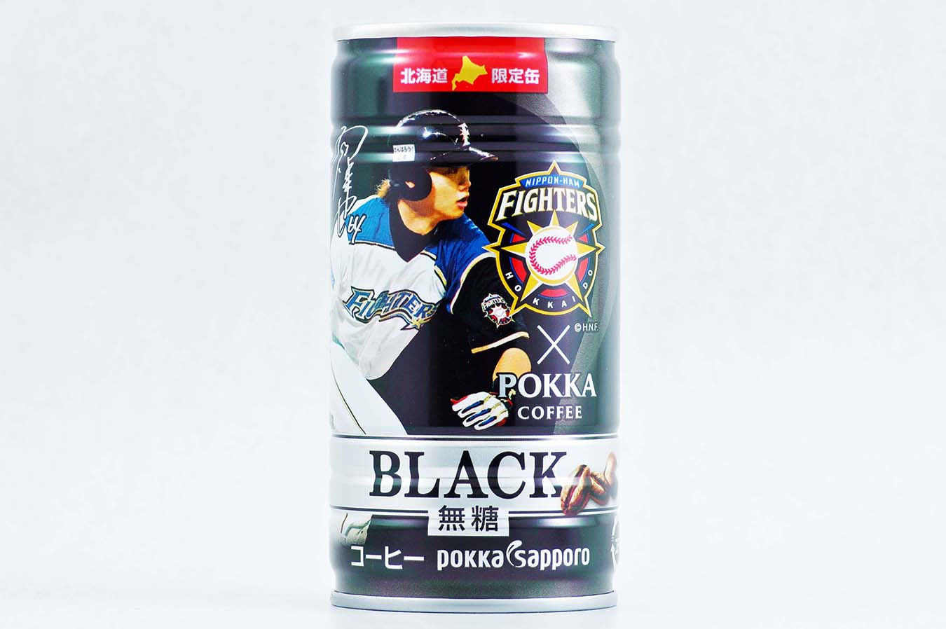 ポッカコーヒー ブラック無糖ファイターズ選手缶 谷口雄也 2015年6月