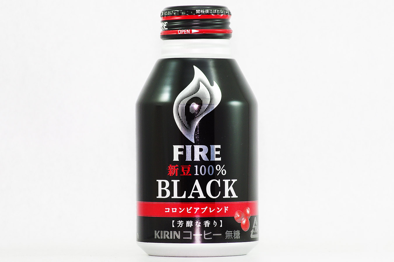 FIRE 新豆100％ブラック＜コロンビアブレンド＞ 真田十勇士デザイン缶 表面 2016年2月