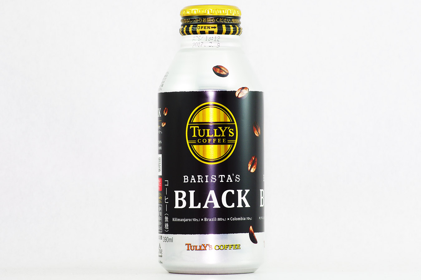 TULLY'S COFFEE BARISTA'S BLACK 390mlボトル缶 2016年4月