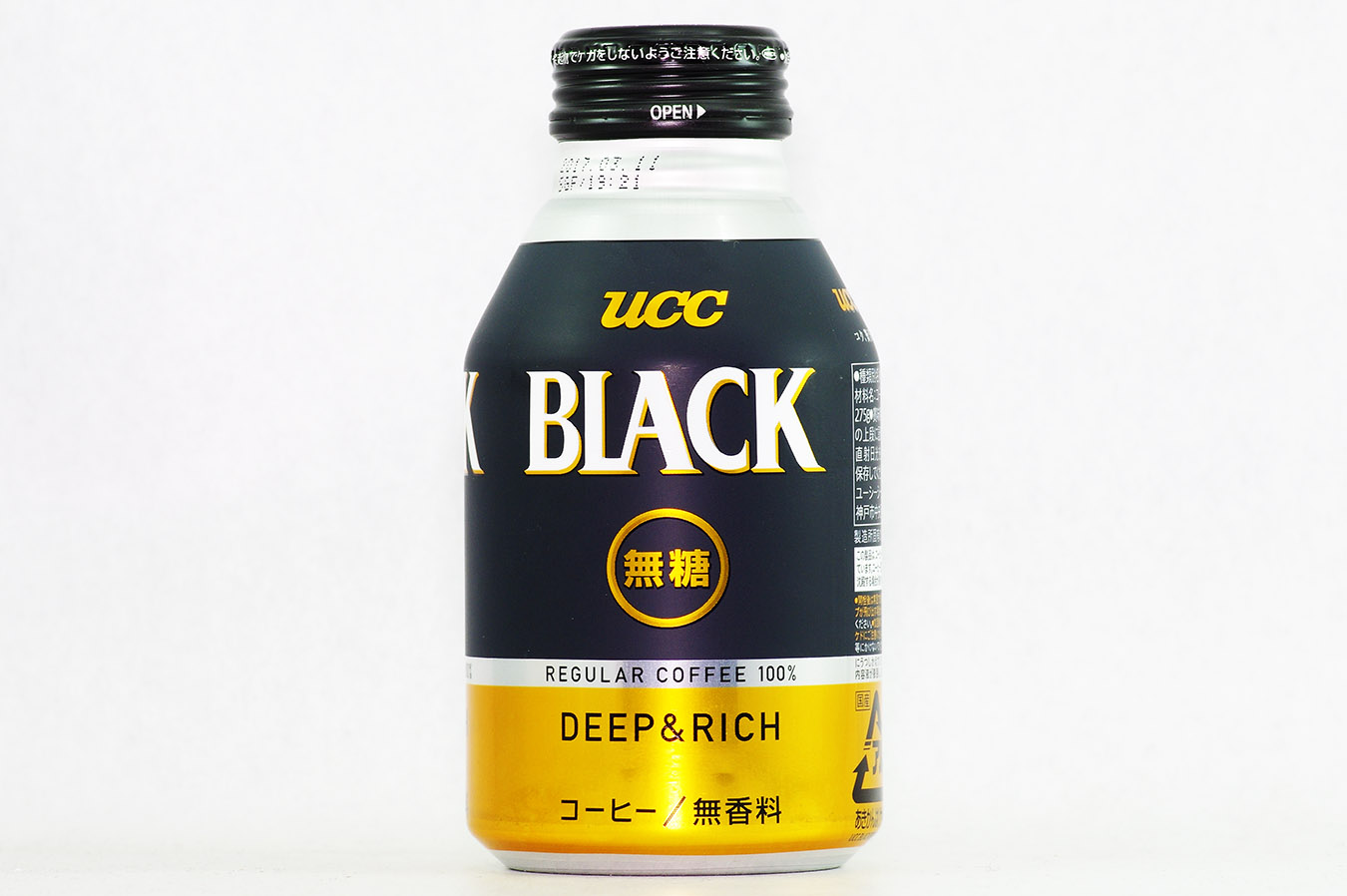 UCC BLACK無糖 DEEP & RICH 2016年4月