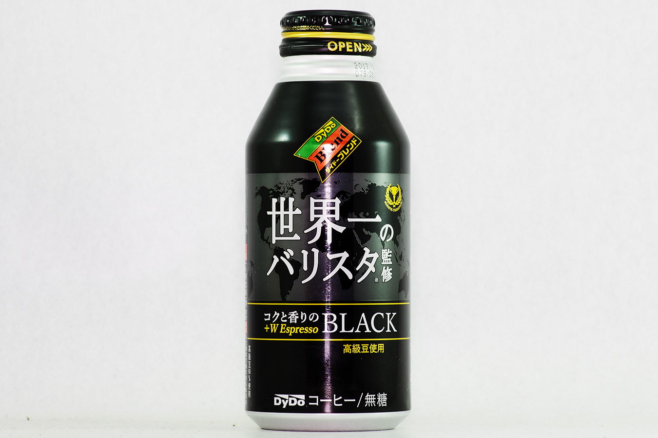 ダイドーブレンド BLACK 世界一のバリスタ監修 400gボトル缶 2016年5月