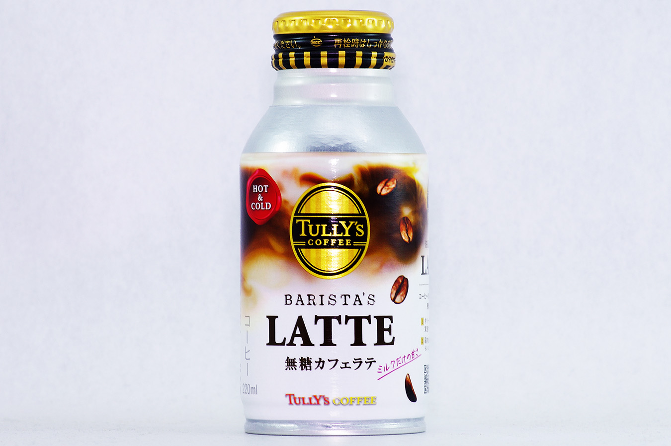 TULLY'S COFFEE BARISTA'S LATTE （無糖） 220mlボトル缶 2016年12月