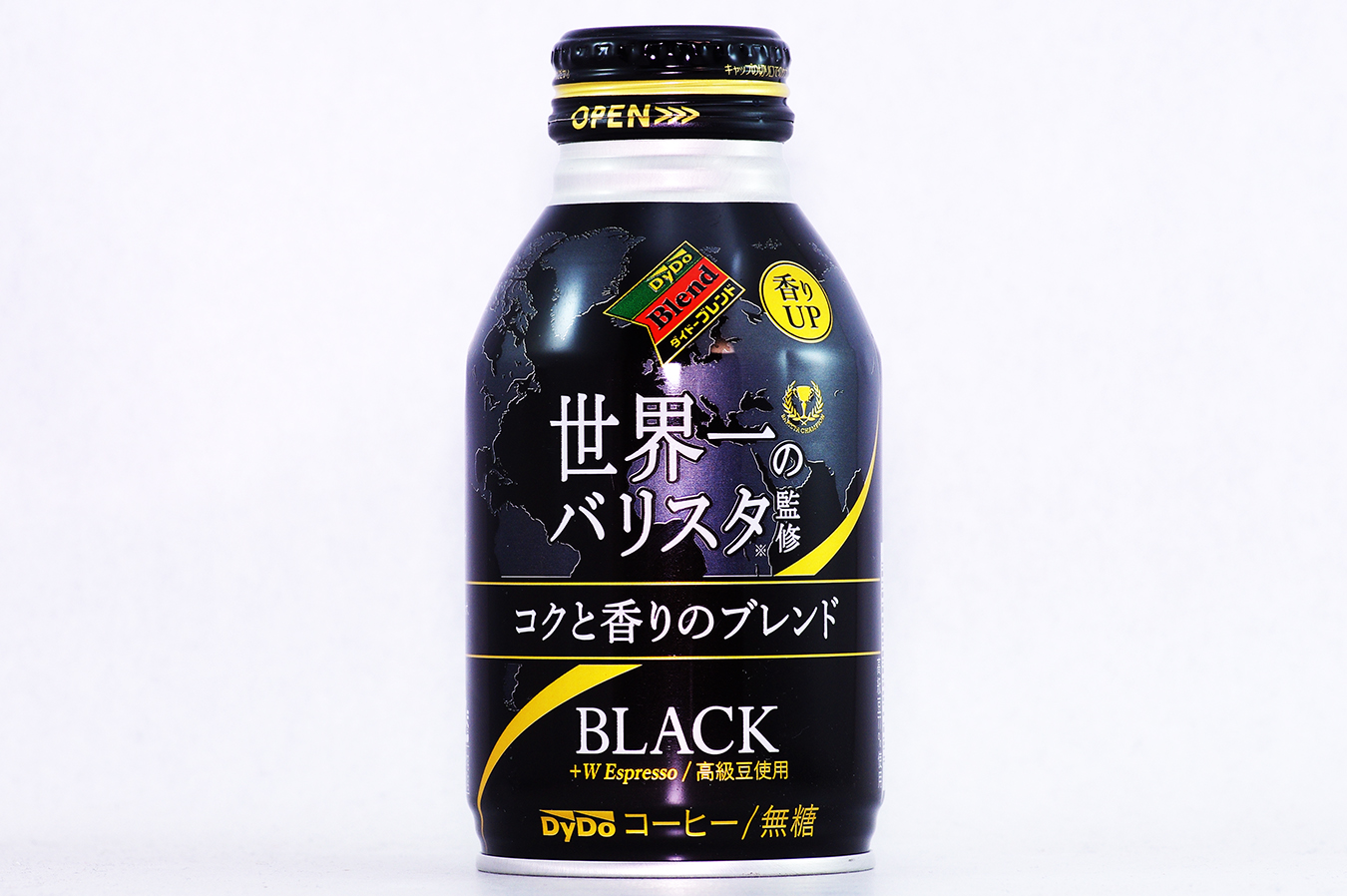 ダイドーブレンド コクと香りのブレンドBLACK 世界一のバリスタ監修 275gボトル缶 2017年3月