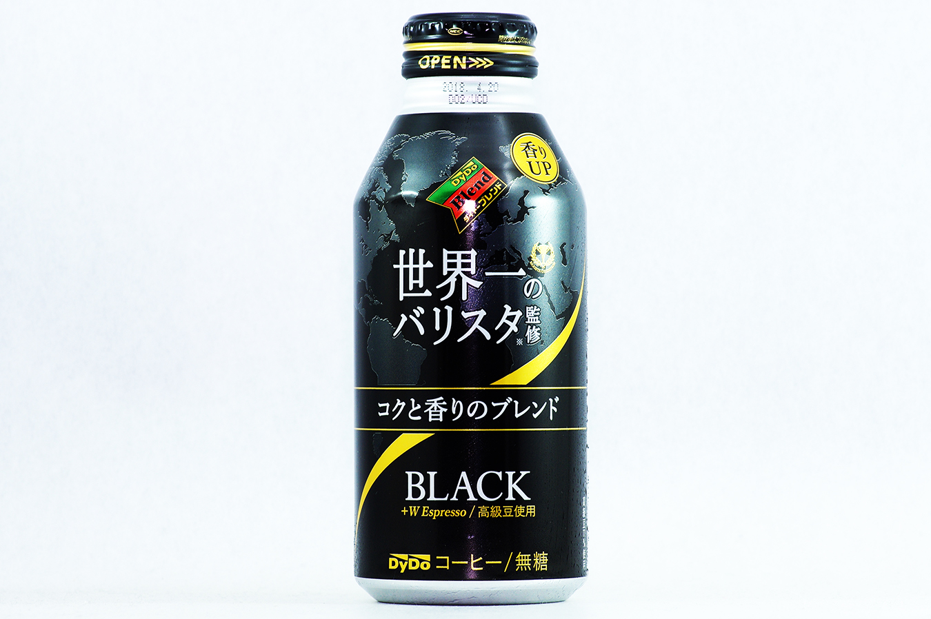 ダイドーブレンド コク深と香りのブレンドBLACK 世界一のバリスタ監修 400gボトル缶 2017年6月