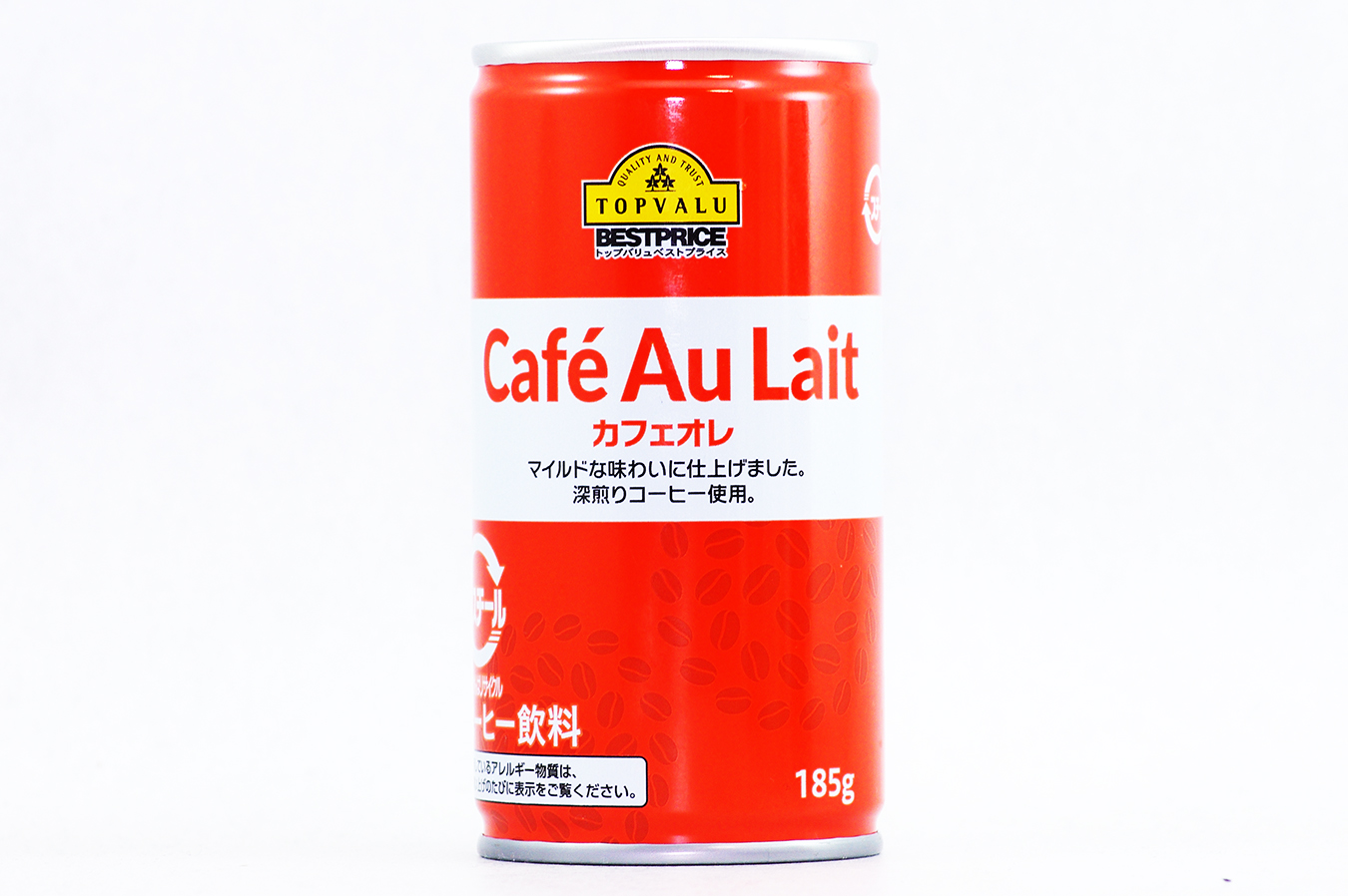 TOPVALU BESTPRICE カフェオレ 前回登録品