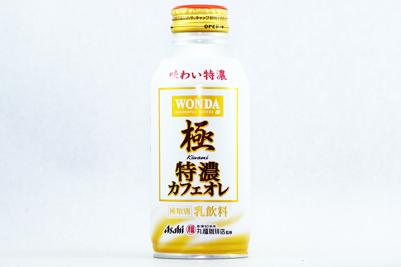 WONDA 極 特濃カフェオレ ボトル缶370g 2018年3月