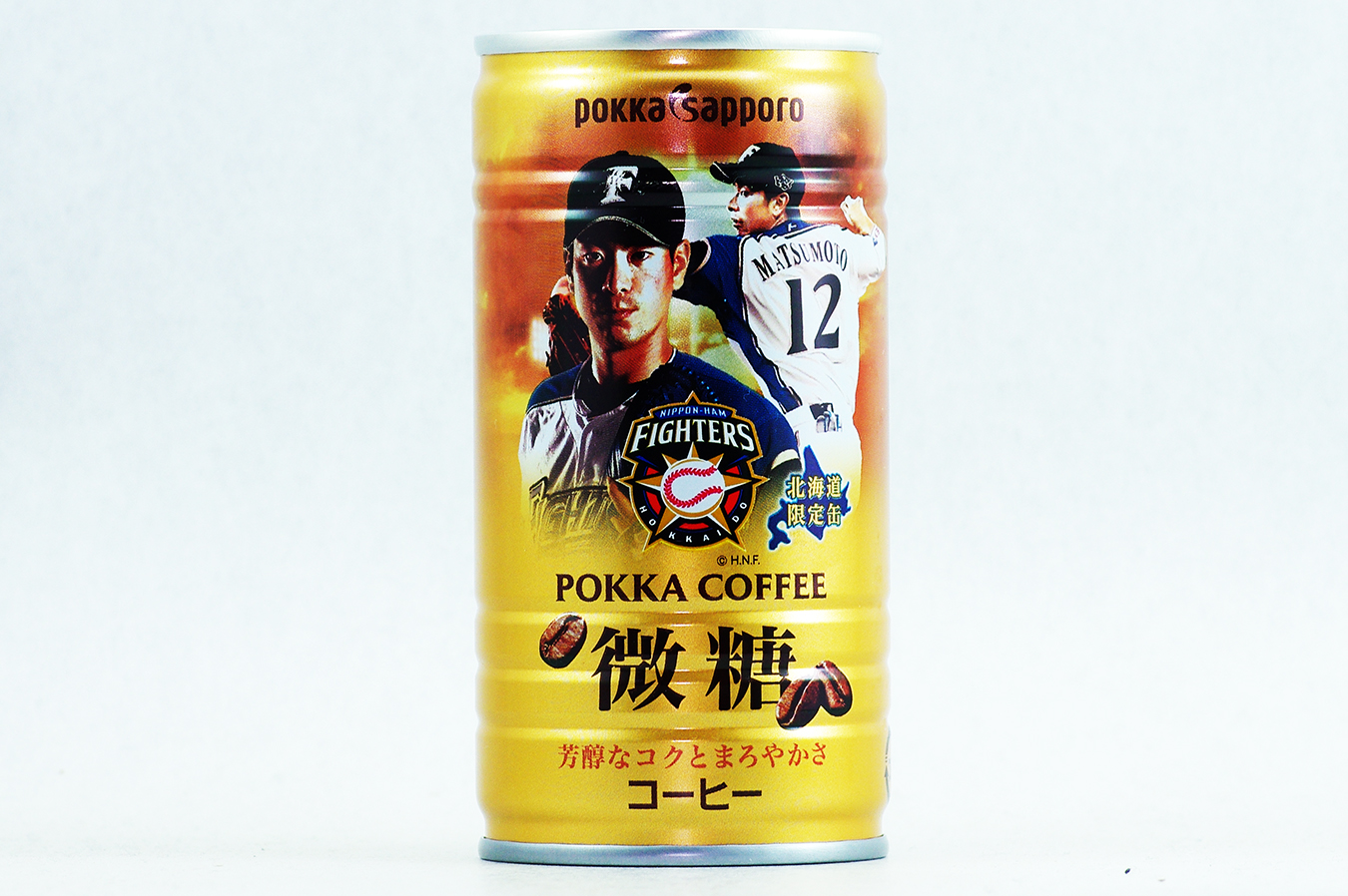 ポッカコーヒー ファイターズ2018年選手缶 微糖 松本剛選手 2018年5月