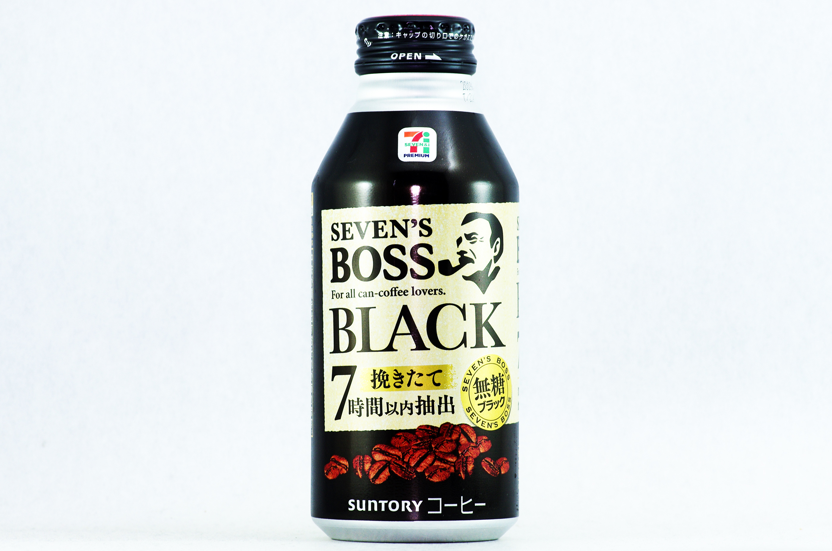 SEVEN'S BOSS ブラック 390gボトル缶 北海道、東北、関東・甲信越限定 2018年10月